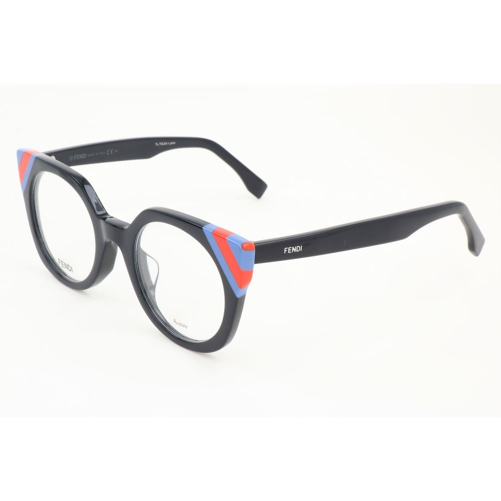 Fendi Brille aus blauem Azetat (Gestell)