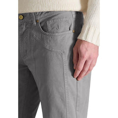 Jeckerson Grijze Katoenen Skinny Broek