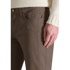 Jeckerson Bruine Katoenen Skinny Broek