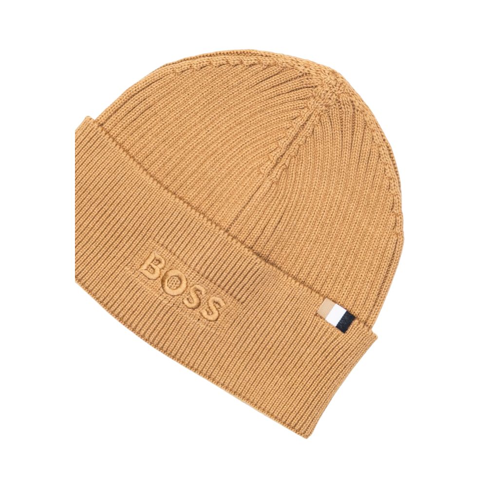 Hugo Boss Beige Baumwoll-Cap (Baseballkappe)