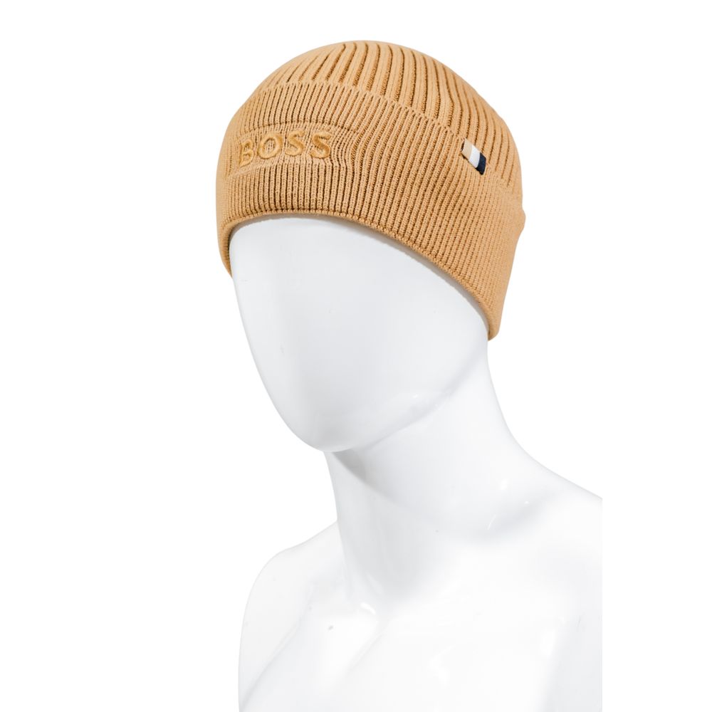 Hugo Boss Beige Baumwoll-Cap (Baseballkappe)