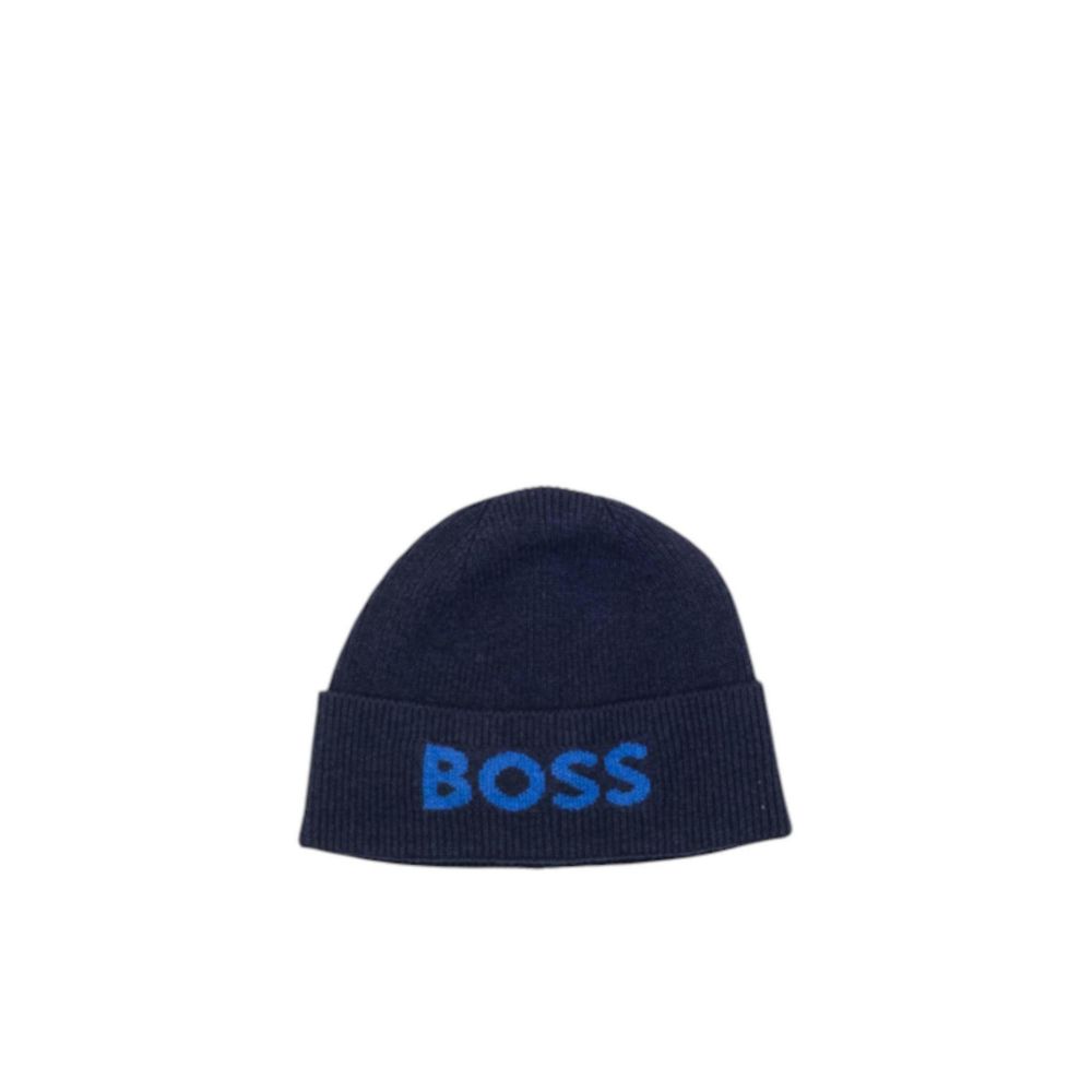 Hugo Boss Blaue Kappe aus recyceltem Polyamid (Baseballmütze)
