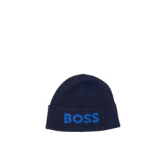 Hugo Boss Blaue Kappe aus recyceltem Polyamid (Baseballmütze)