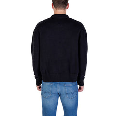 Tommy Hilfiger Jeans Cardigan aus recycelter Baumwolle, schwarz