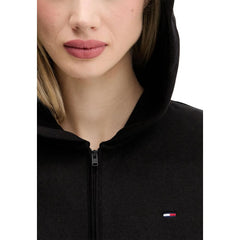Tommy Hilfiger Jeans Hoodie aus recycelter Baumwolle, Schwarz