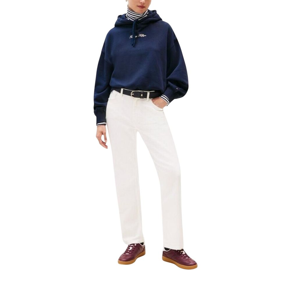 Tommy Hilfiger Blauer Hoodie aus recycelter Baumwolle