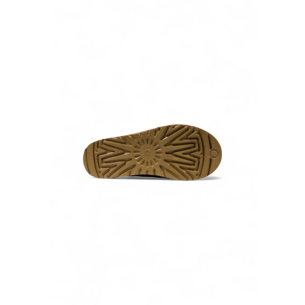 UGG Beige Leder Stiefeletten