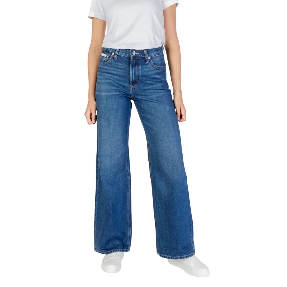 Calvin Klein Jeans Blaue Boyfriend-Jeans aus Baumwolle