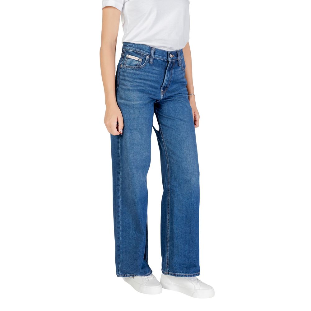 Calvin Klein Jeans Blaue Boyfriend-Jeans aus Baumwolle