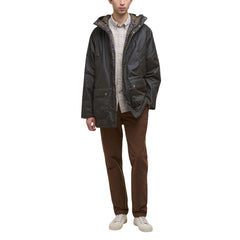 Barbour Parka aus grüner Baumwolle