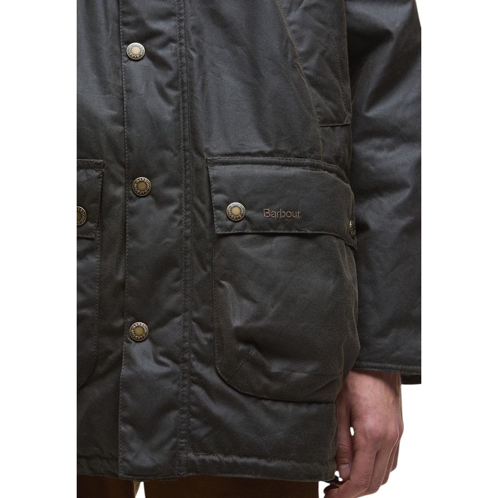 Barbour Parka aus grüner Baumwolle