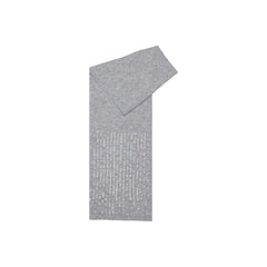 Pieces Grauer Schal aus recyceltem Polyester