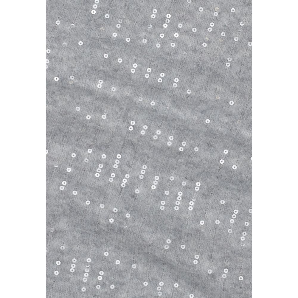 Pieces Grauer Schal aus recyceltem Polyester