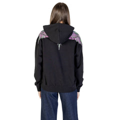 County of Milan Black Cotton Hoodie