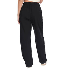 County of Milan Schwarze Jogginghose aus Baumwolle (Workout-Hose)