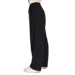 County of Milan Schwarze Jogginghose aus Baumwolle (Workout-Hose)