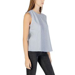 Tommy Hilfiger Jeans blauwe katoenen tanktops