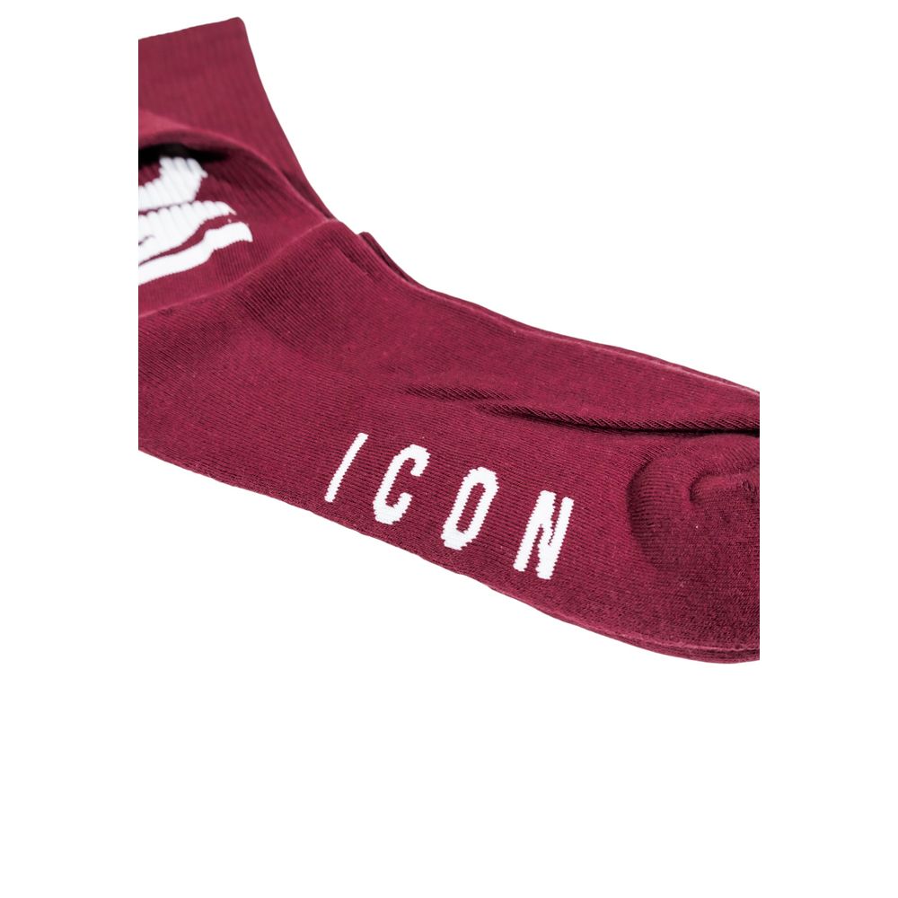 Ikon Bordeaux Baumwollsocken