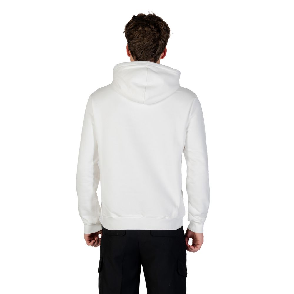 Icon Kapuzenpullover aus Baumwolle in Schwarzweiß