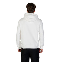 Icon Kapuzenpullover aus Baumwolle in Schwarzweiß