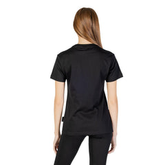 Zwart katoenen T-shirt met icoon