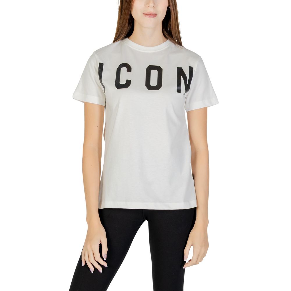T-Shirt aus Baumwolle „Icon“ in Creme
