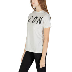 T-Shirt aus Baumwolle „Icon“ in Creme