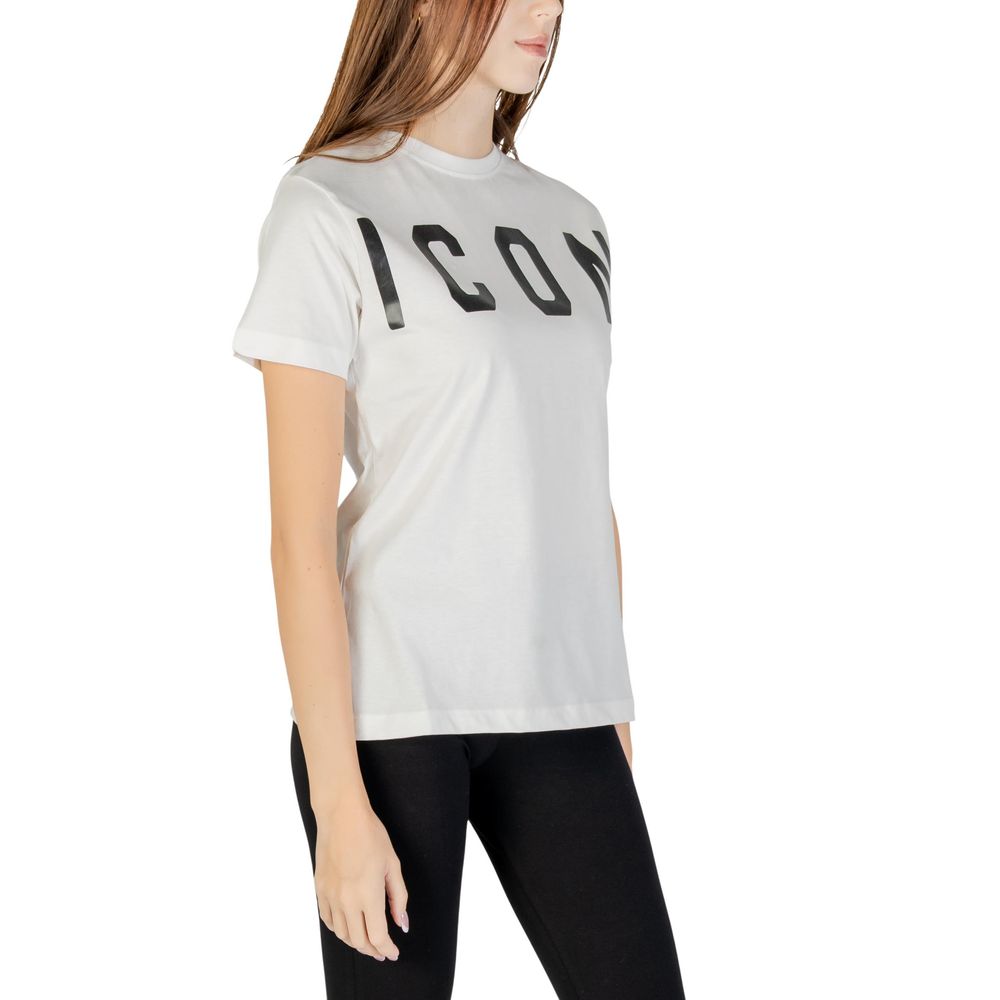 T-Shirt aus Baumwolle „Icon“ in Creme