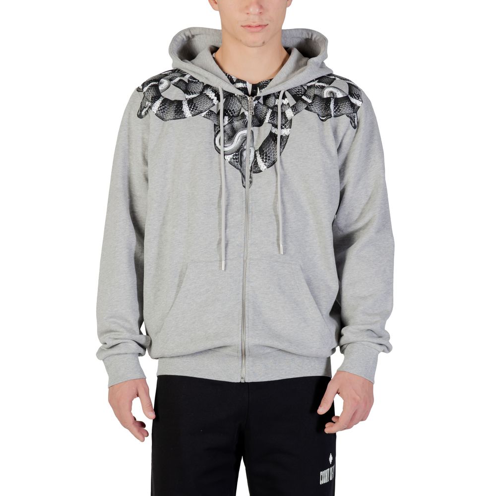 Kapuzenpullover aus grauer Baumwolle von County of Milan