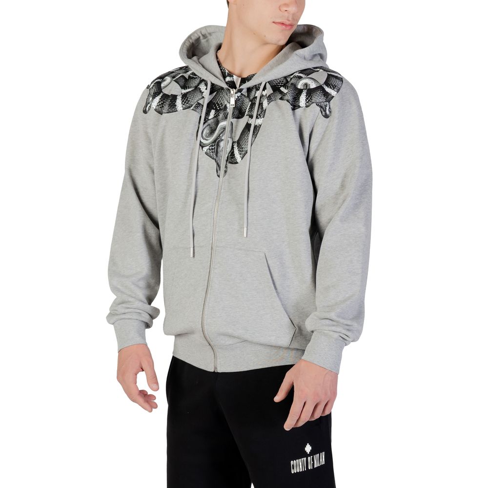 Kapuzenpullover aus grauer Baumwolle von County of Milan