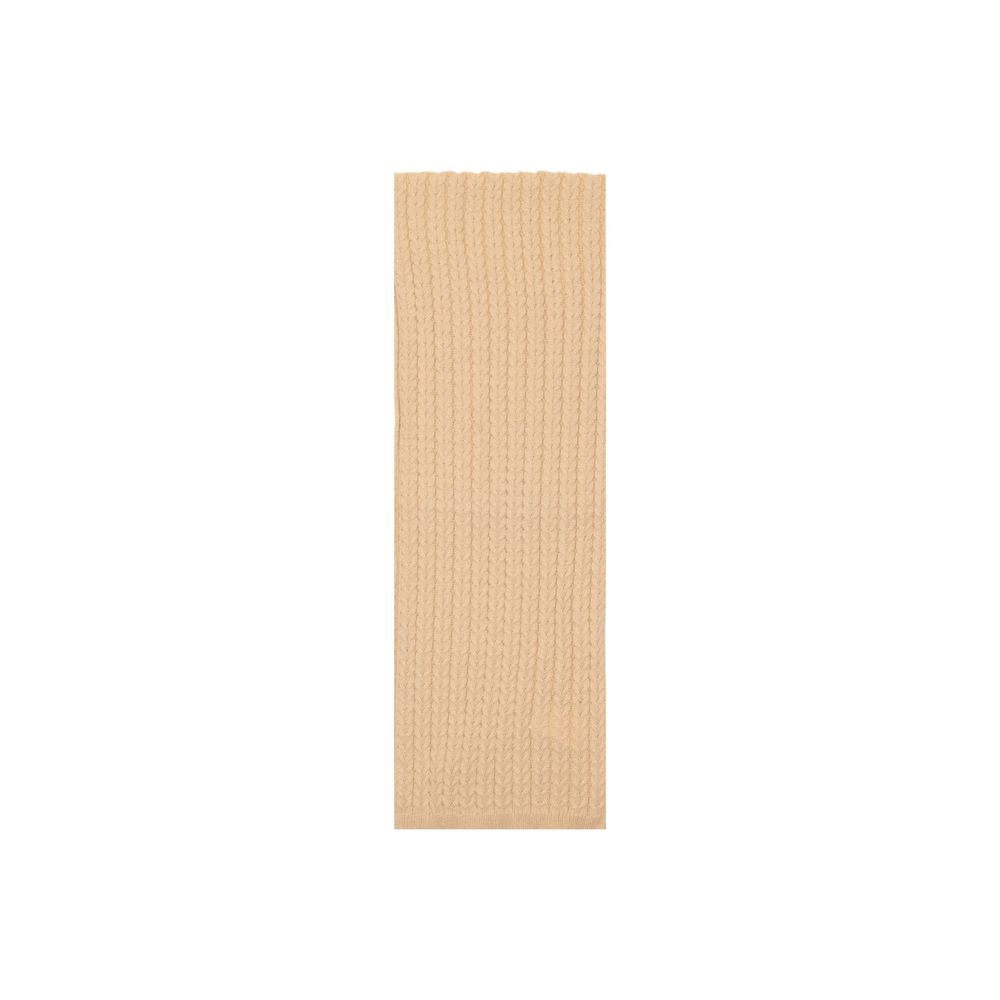 Nur beigefarbener Polyester-Schal
