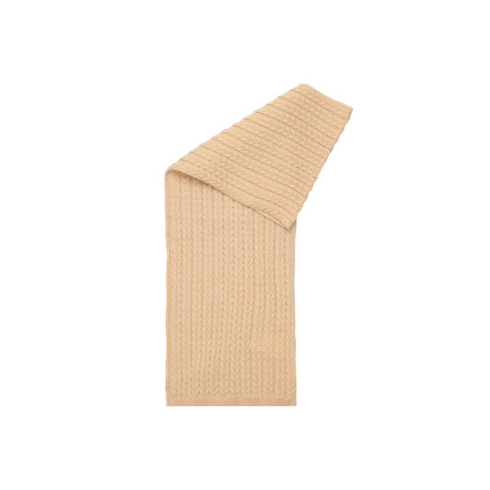 Nur beigefarbener Polyester-Schal