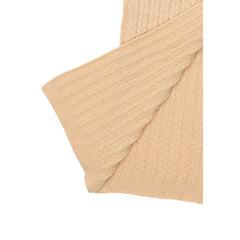 Nur beigefarbener Polyester-Schal