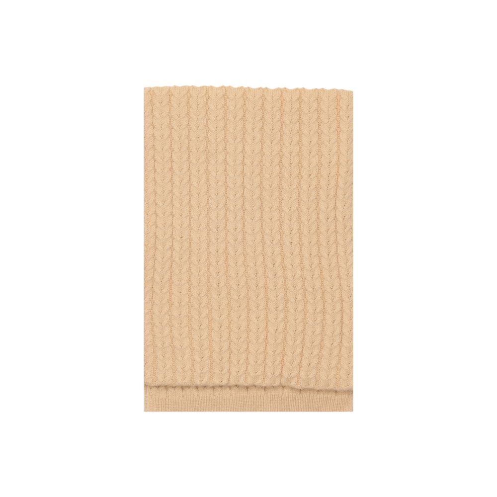 Nur beigefarbener Polyester-Schal