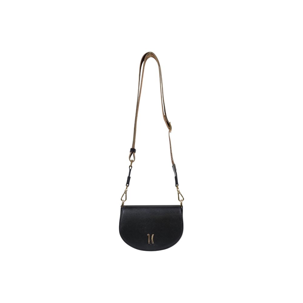 Alviero Martini Prima Classe Schwarze Lederhandtasche