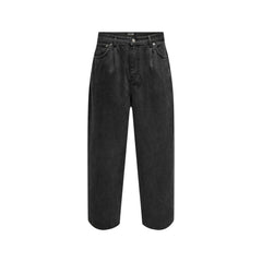 Only & Sons Zwarte Katoenen Relaxte Pasvorm Jeans