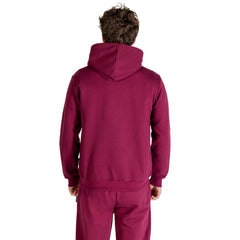 Icon Bordeaux Baumwoll-Kapuzenpullover