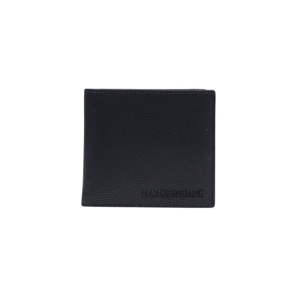 Armani Exchange Schwarze Polyester-Geldbörse