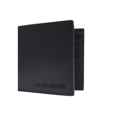 Armani Exchange Schwarze Polyester-Geldbörse