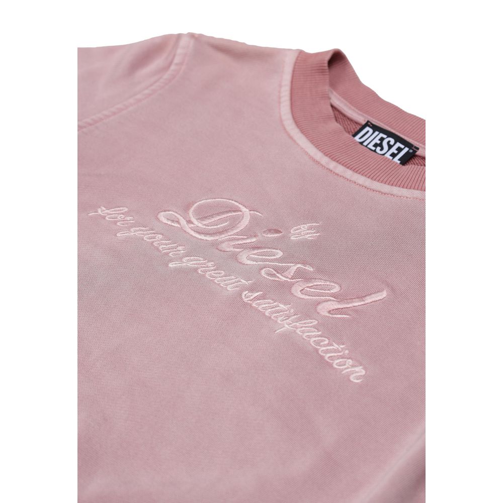 Diesel Roze Viscose Sweatshirt