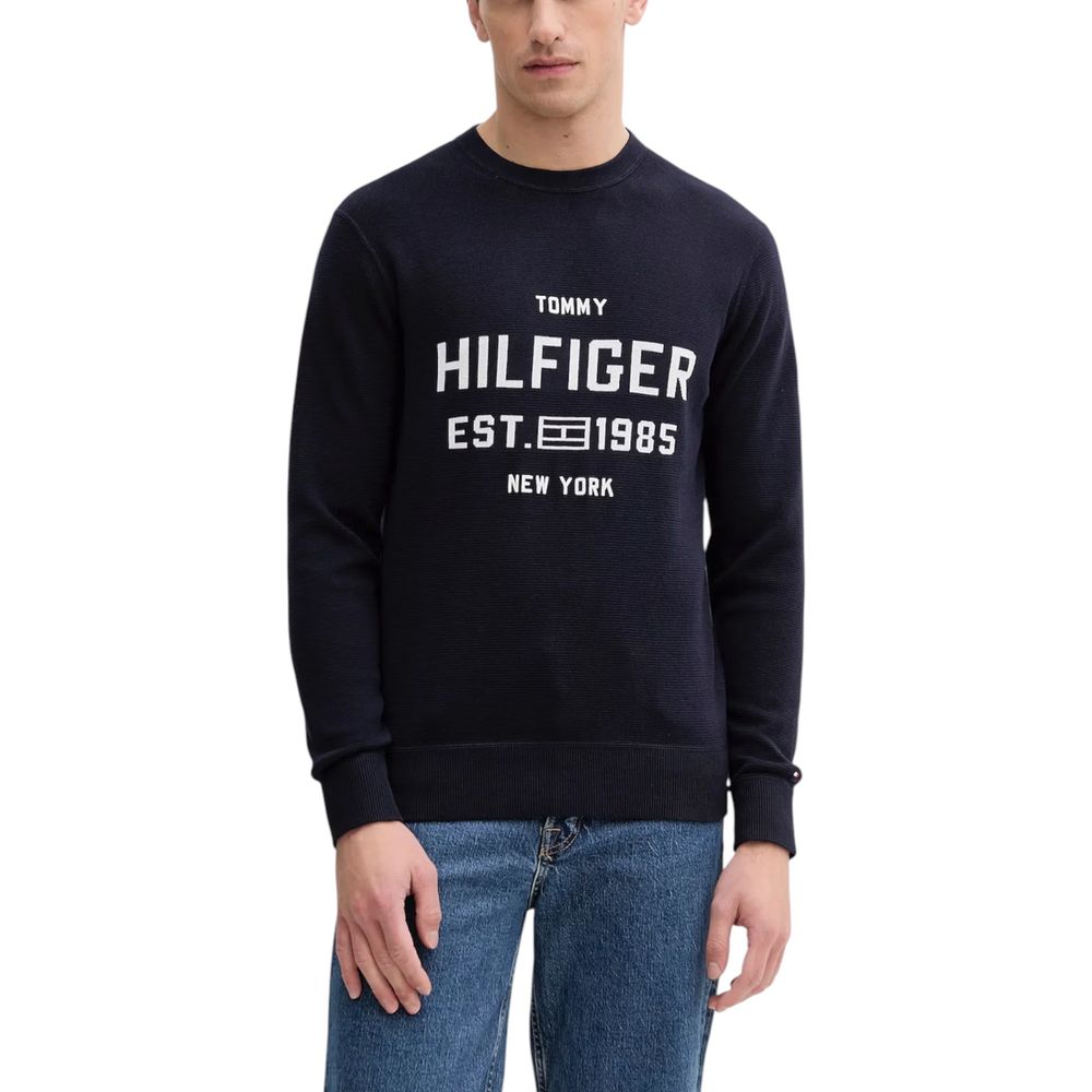 Tommy Hilfiger Sweatshirt aus Bio-Baumwolle, Blau