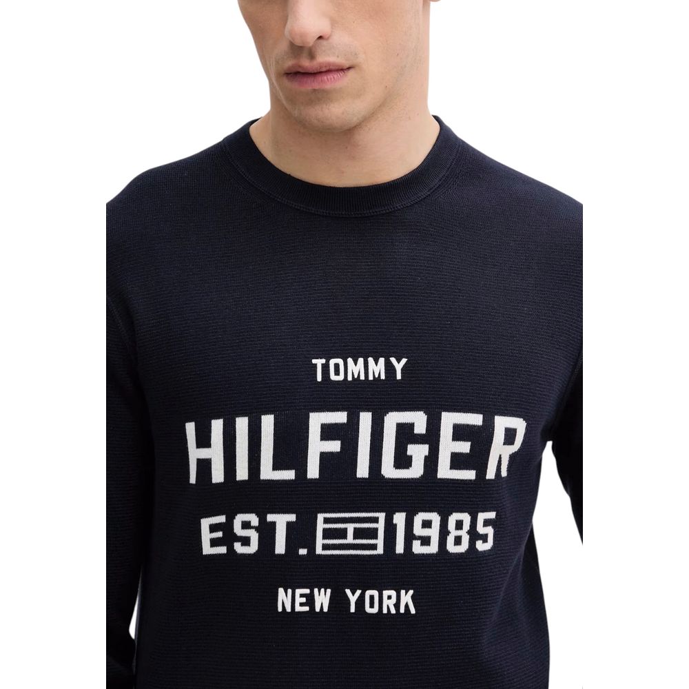 Tommy Hilfiger Sweatshirt aus Bio-Baumwolle, Blau