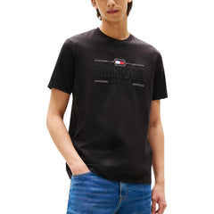 Tommy Hilfiger Schwarzes Baumwoll-T-Shirt
