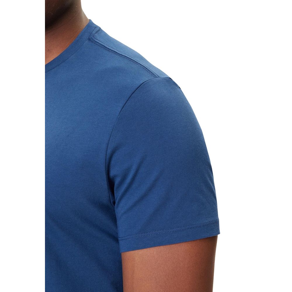 Calvin Klein Jeans Blaues Baumwoll-T-Shirt