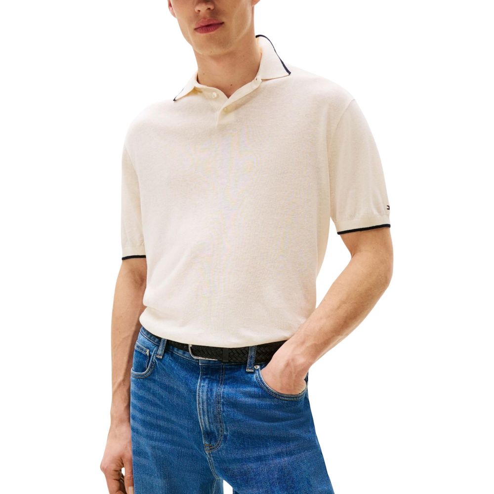 Tommy Hilfiger Beiges Lyocell T-Shirt