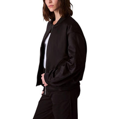 Calvin Klein Jeans Bomber aus schwarzem recyceltem Polyester