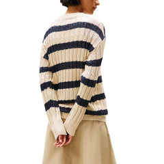 Tommy Hilfiger Beige Linen Sweatshirt
