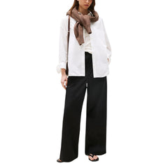 Tommy Hilfiger Legere Hose aus schwarzer Bio-Baumwolle