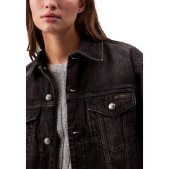 Calvin Klein Jeans Zwart Katoenen Spijkerjack