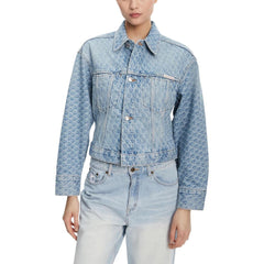 Calvin Klein Jeans Lichtblauwe spijkerjas van katoen